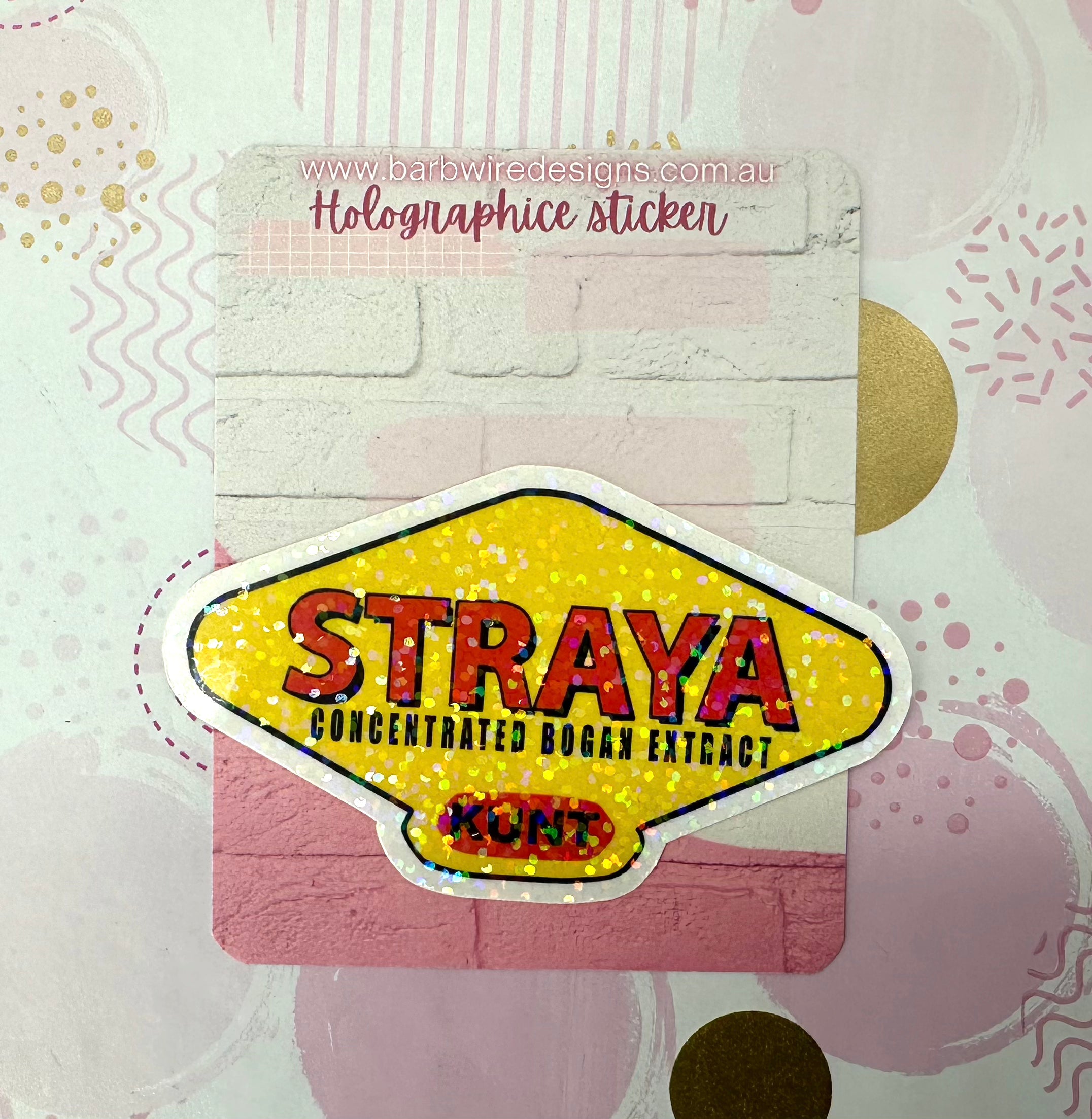 Straya Bogan Extract Vinyl Sticker
