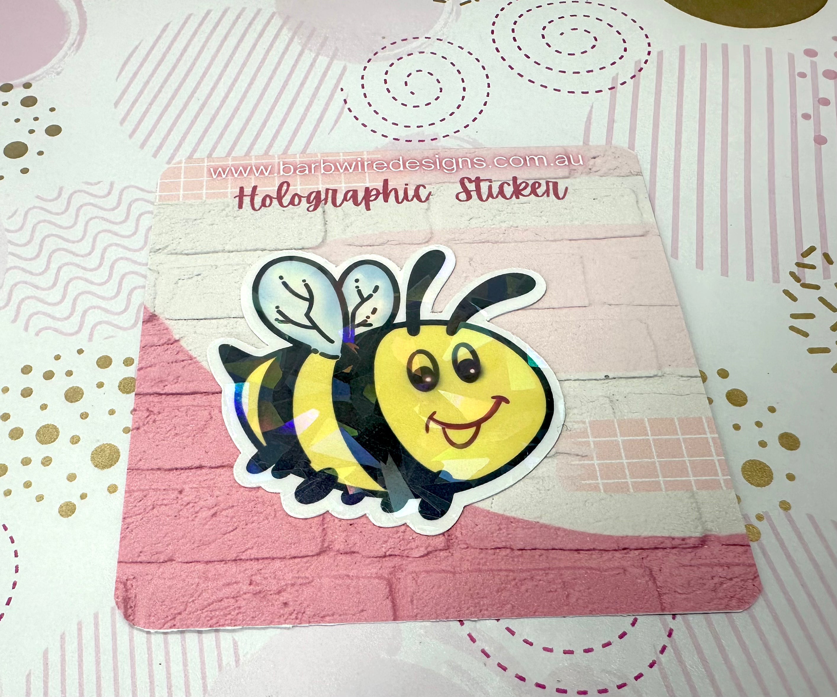 Bumble Bee Vinyl Sticker