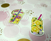 Pink Lemonade Drink Vinyl Sticker