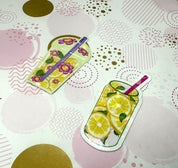 Pink Lemonade Drink Vinyl Sticker