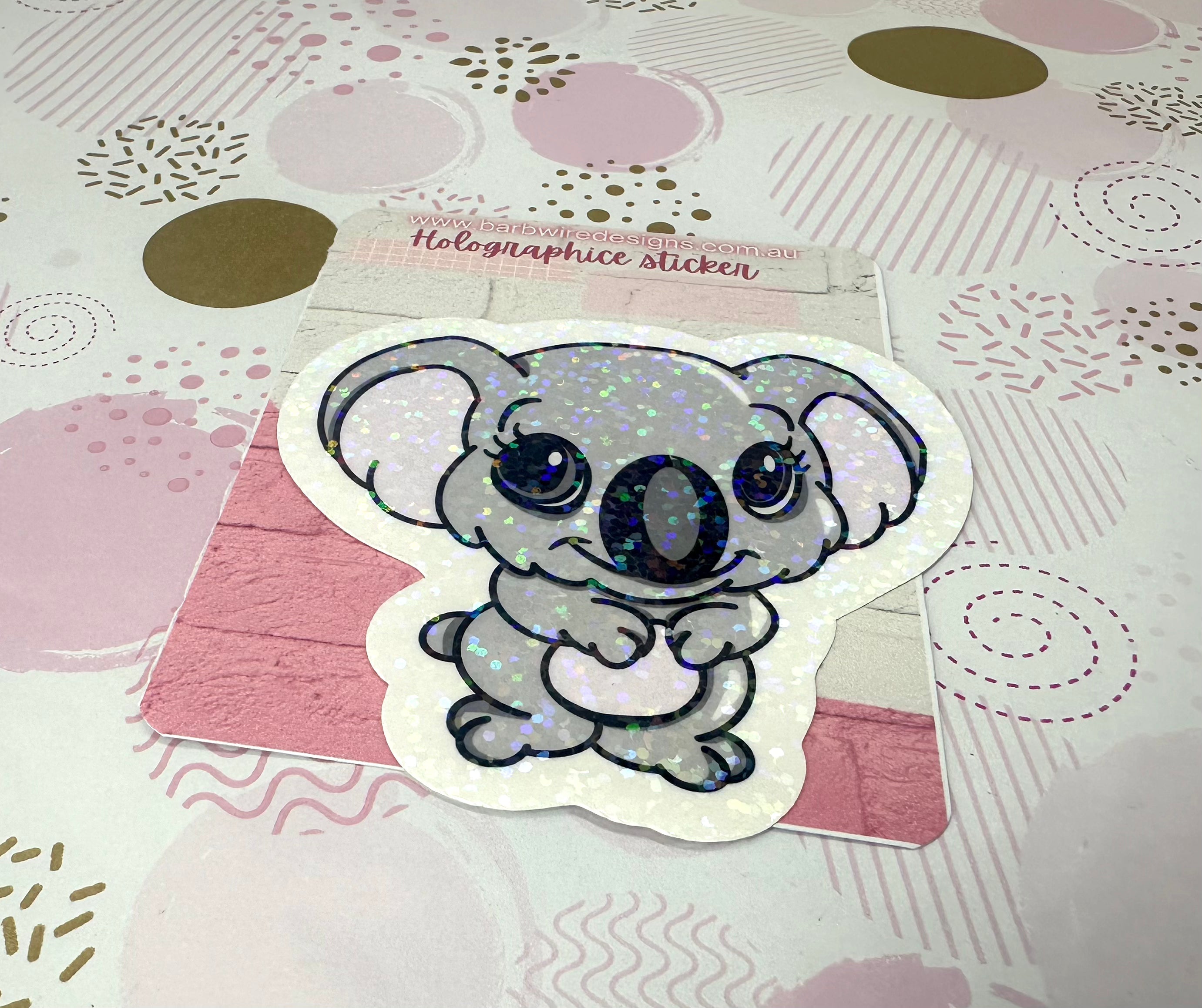 Koala Bear Drawing Vinyl Sticker