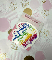 Life is Better in Flip Flops Vinyl Sticker