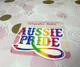 Rainbow Aussie Pride Vinyl Sticker