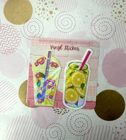 Pink Lemonade Drink Vinyl Sticker