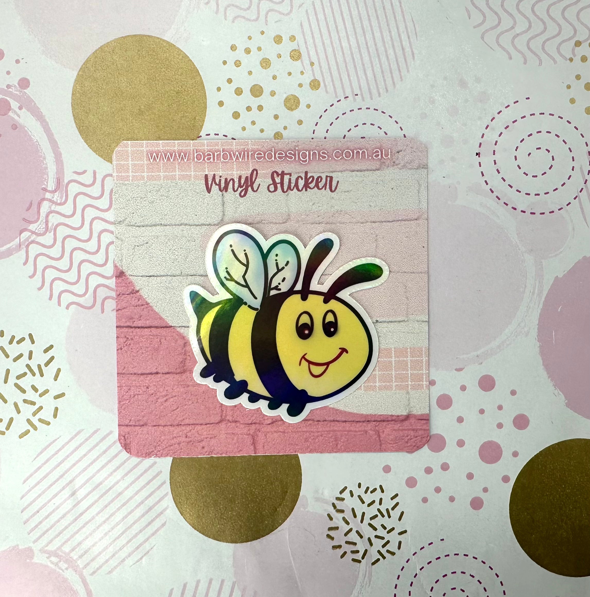 Bumble Bee Vinyl Sticker