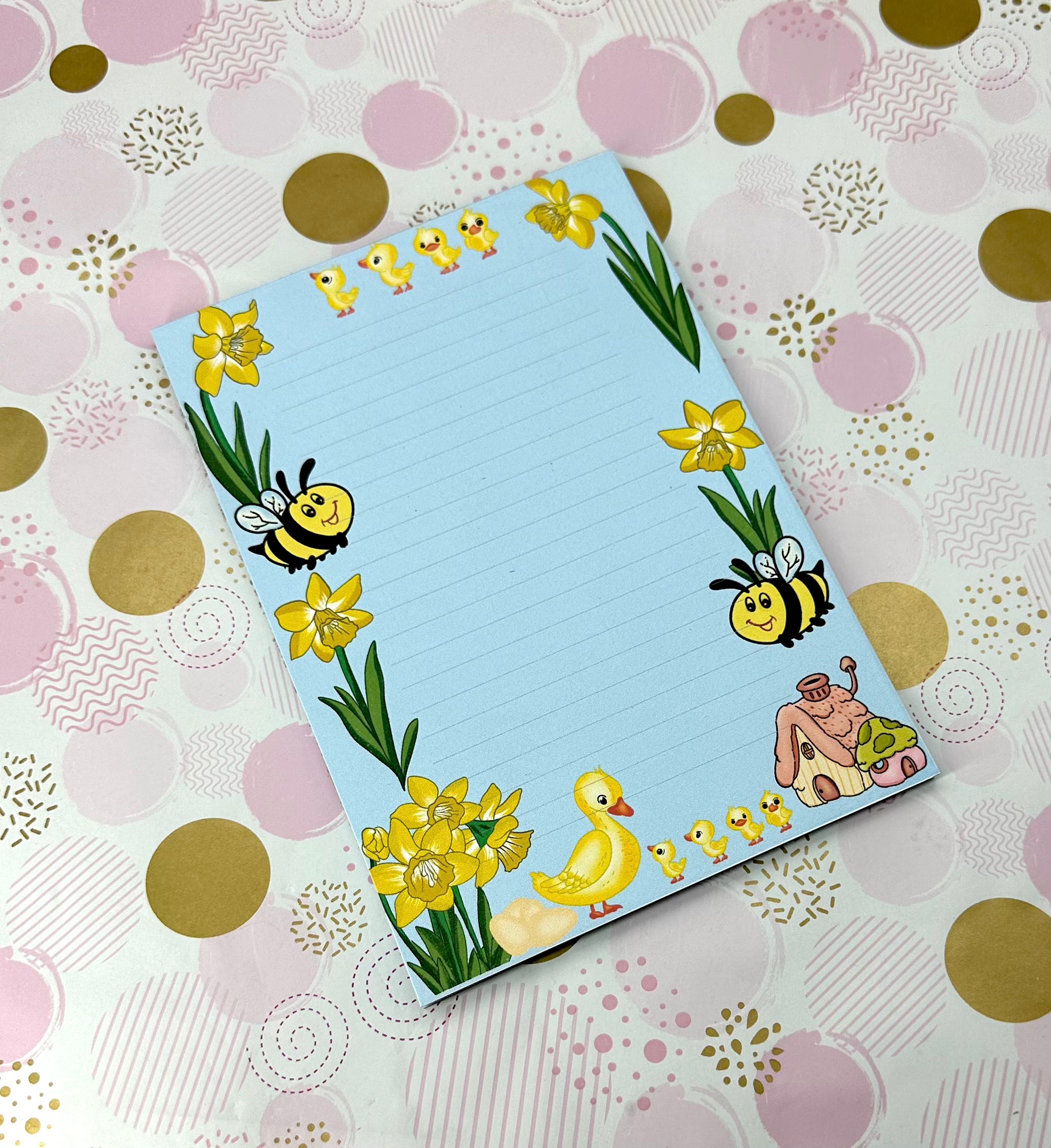 A5 Daffodil Duck Notepad