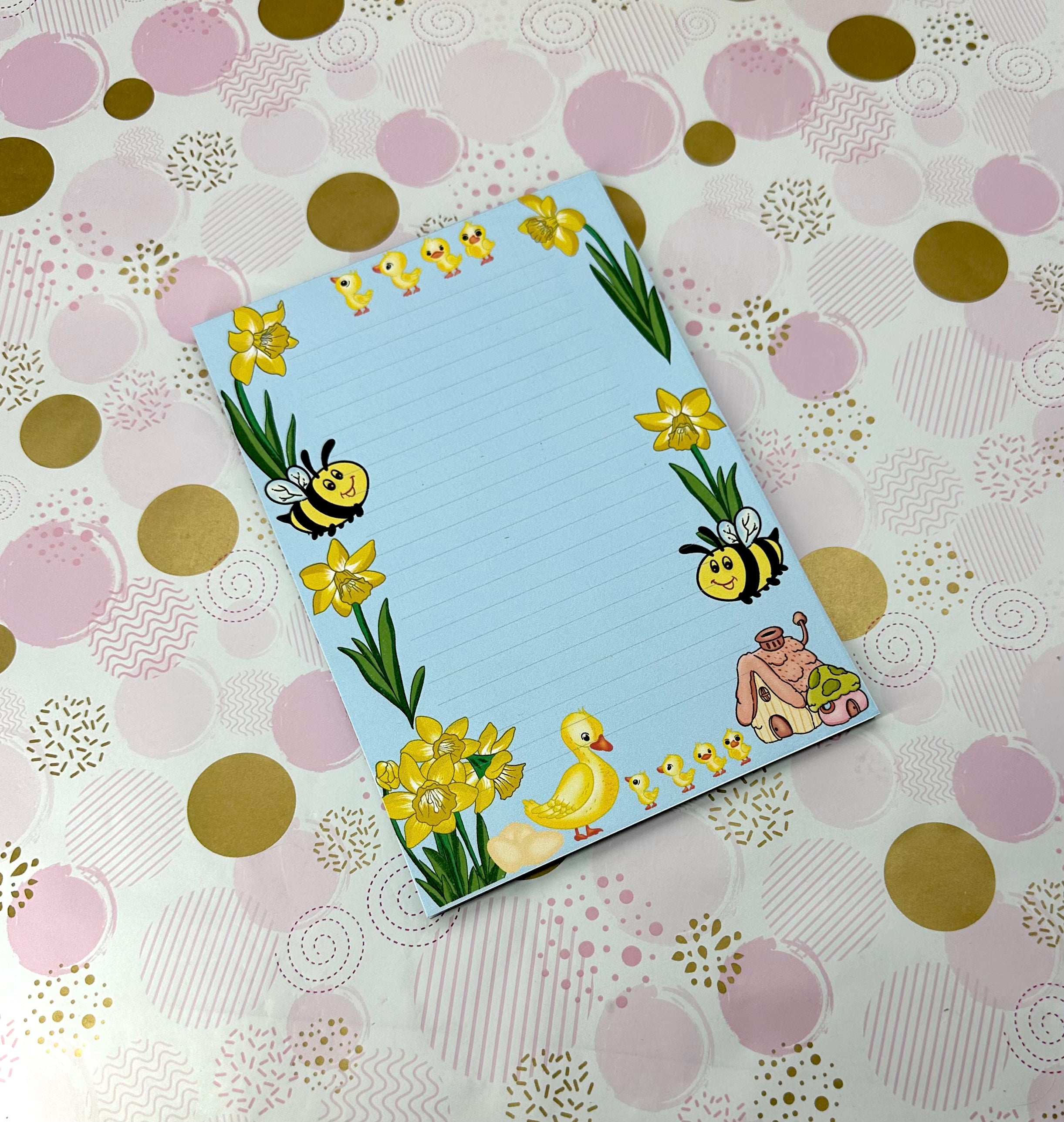 A5 Daffodil Duck Notepad