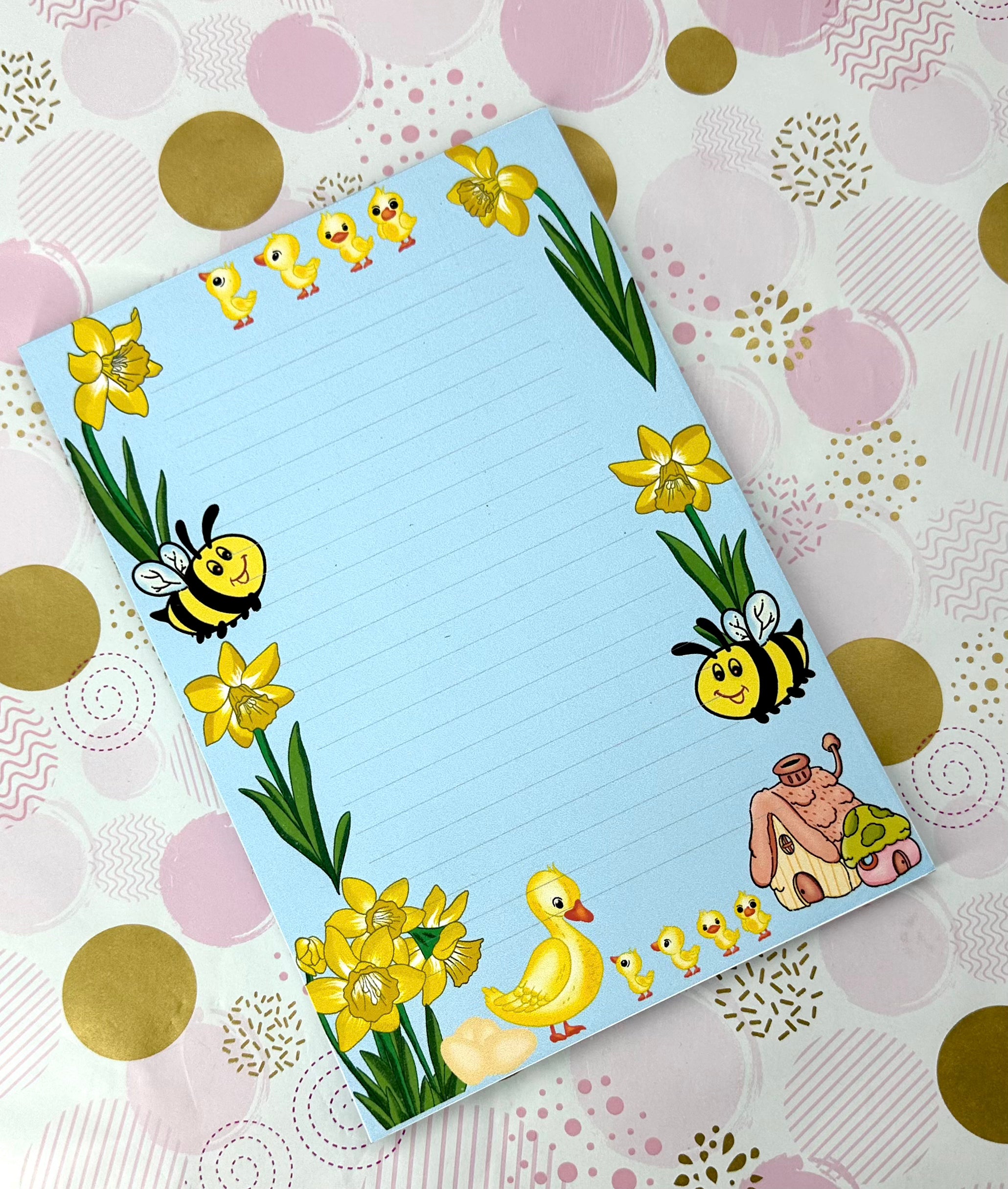 A5 Daffodil Duck Notepad