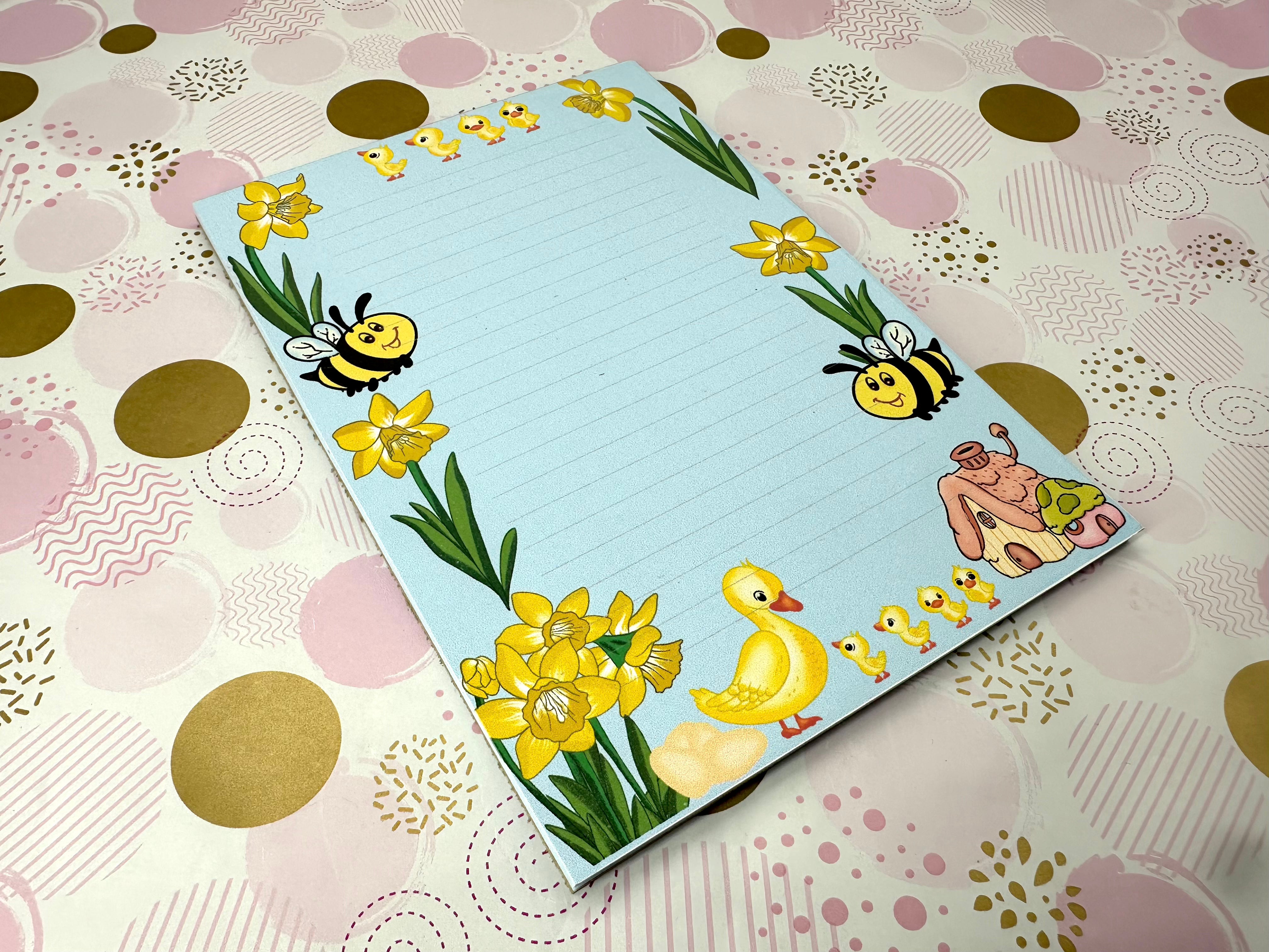 A5 Daffodil Duck Notepad