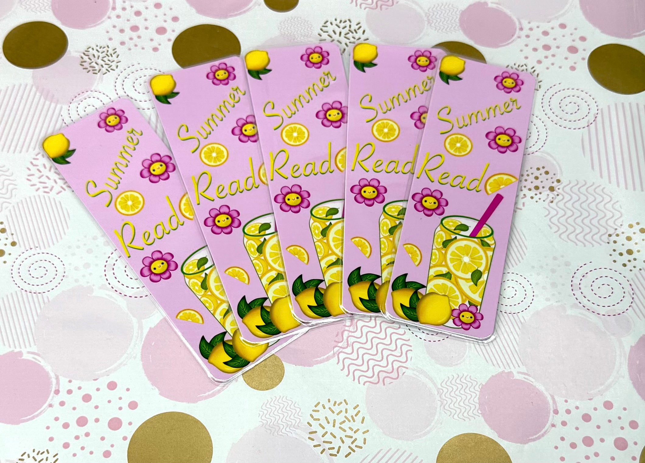 Pink Lemonade Traditional Bookmark