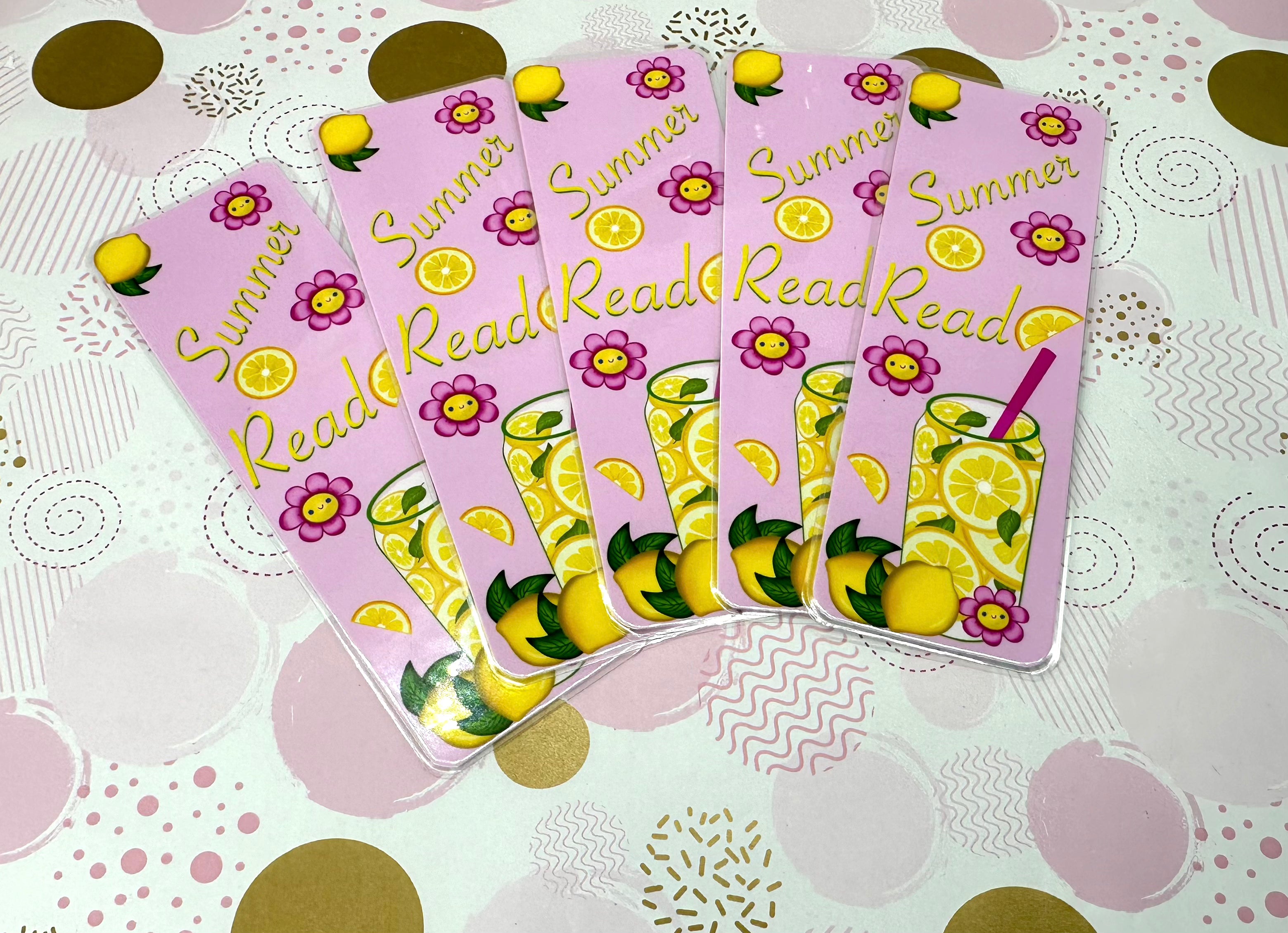 Pink Lemonade Traditional Bookmark
