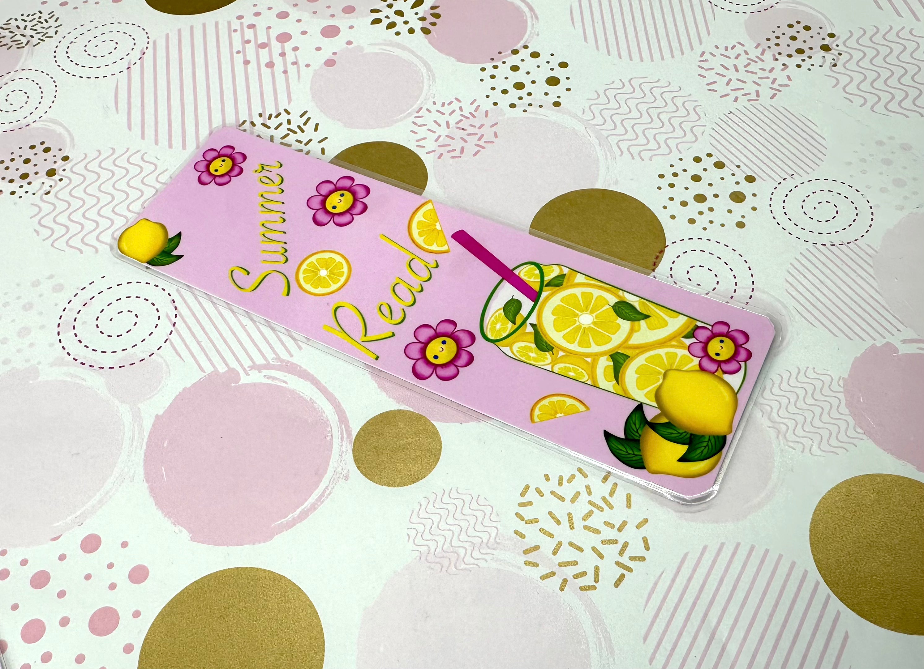 Pink Lemonade Traditional Bookmark