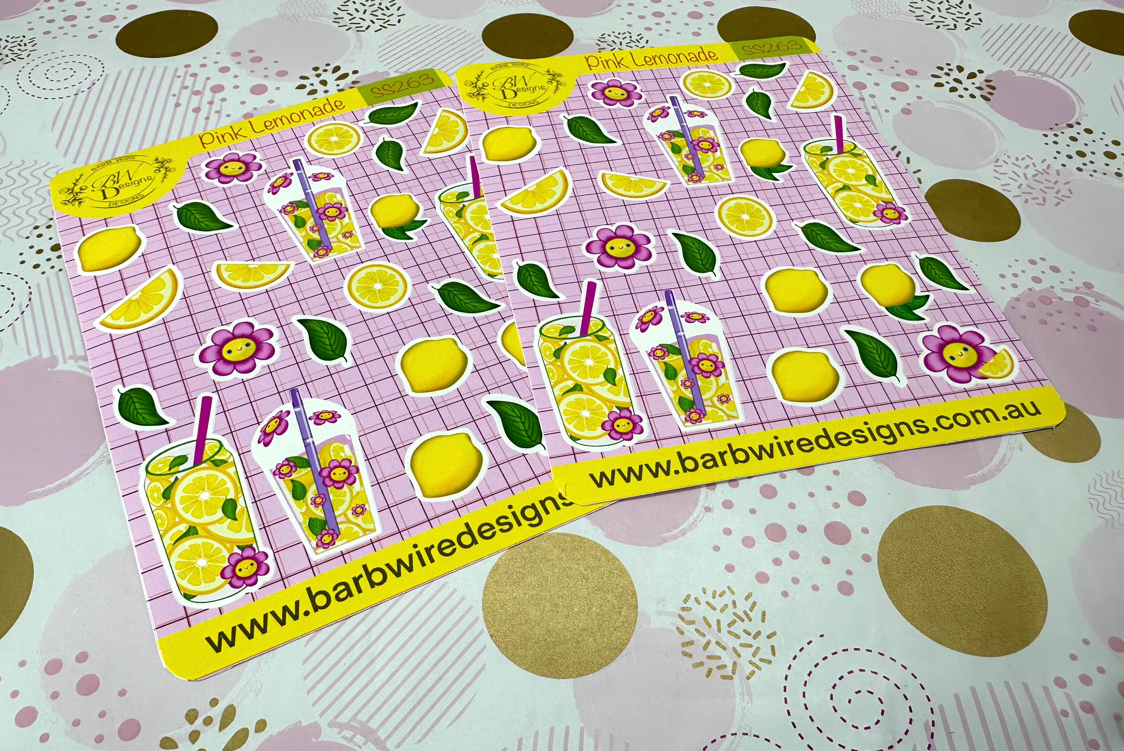 Pink Lemonade Sticker Sheet