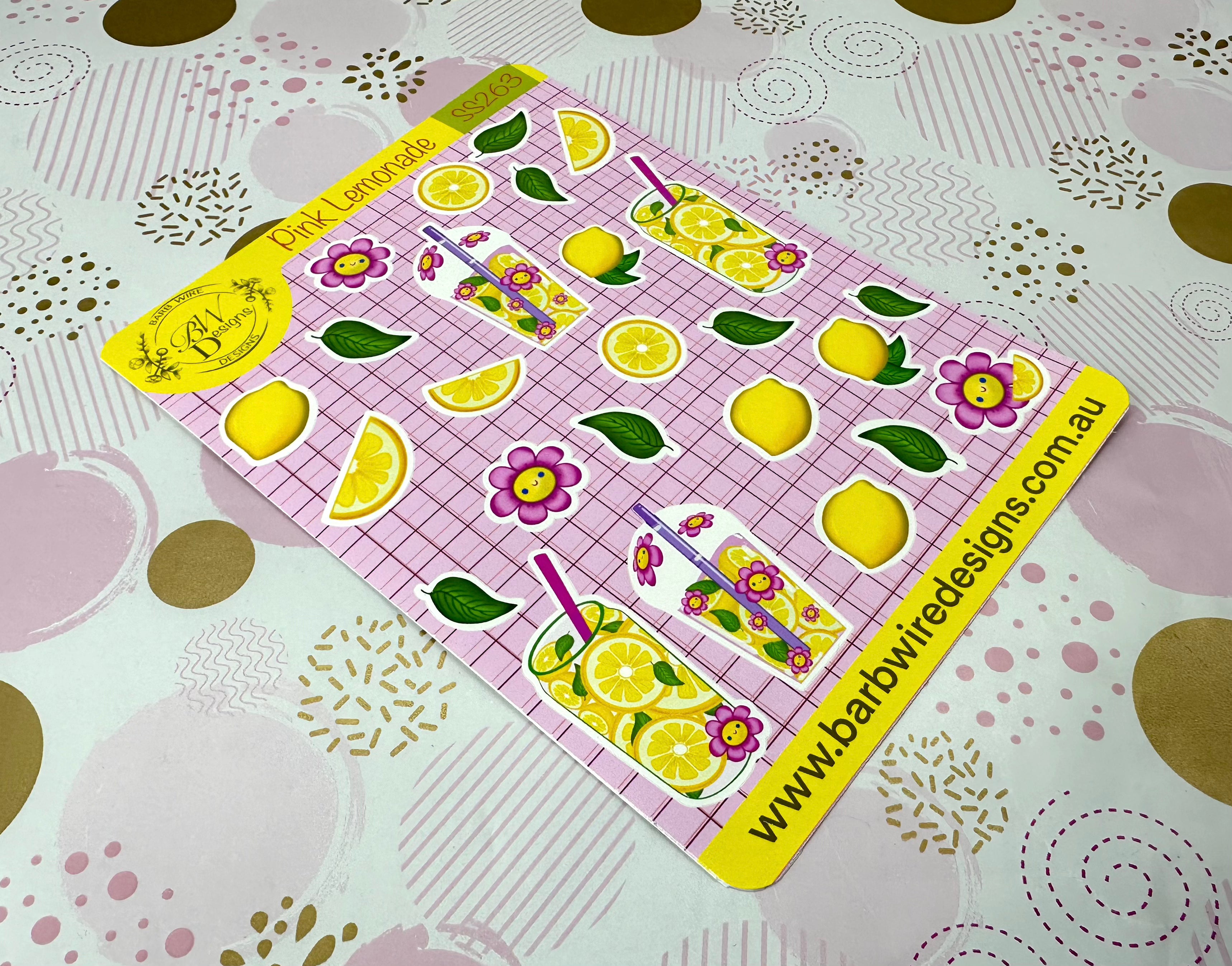Pink Lemonade Sticker Sheet