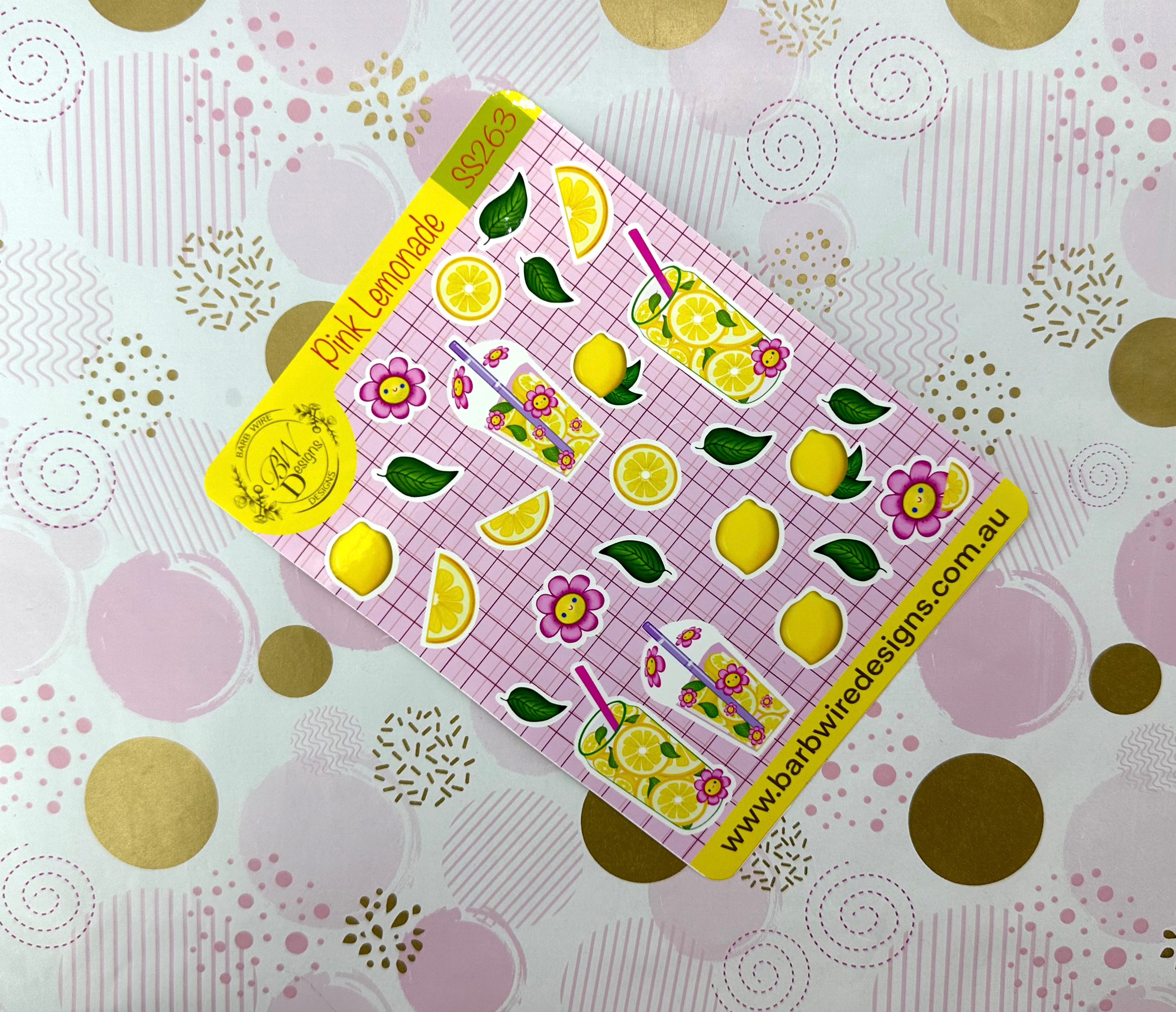Pink Lemonade Sticker Sheet
