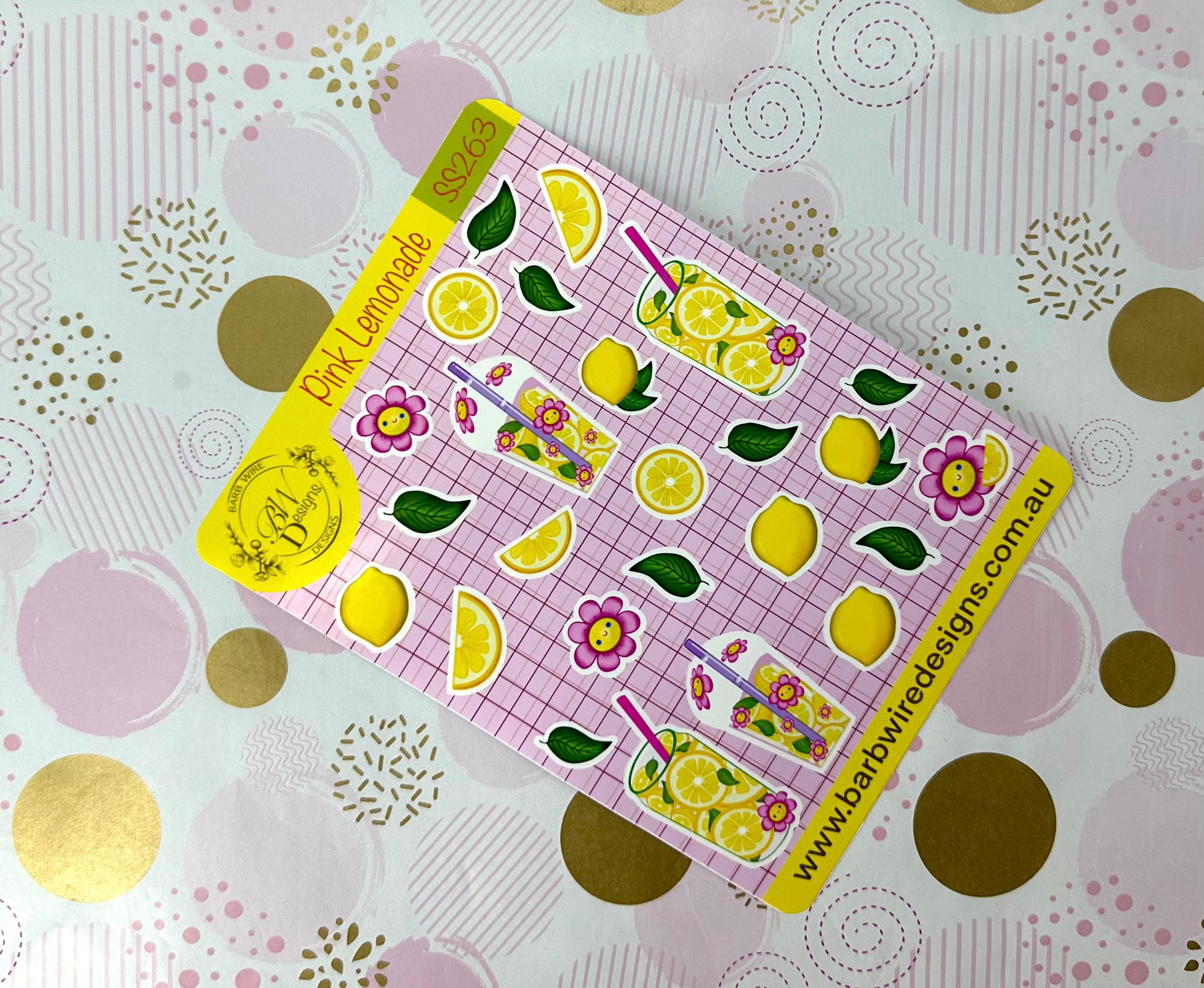 Pink Lemonade Sticker Sheet