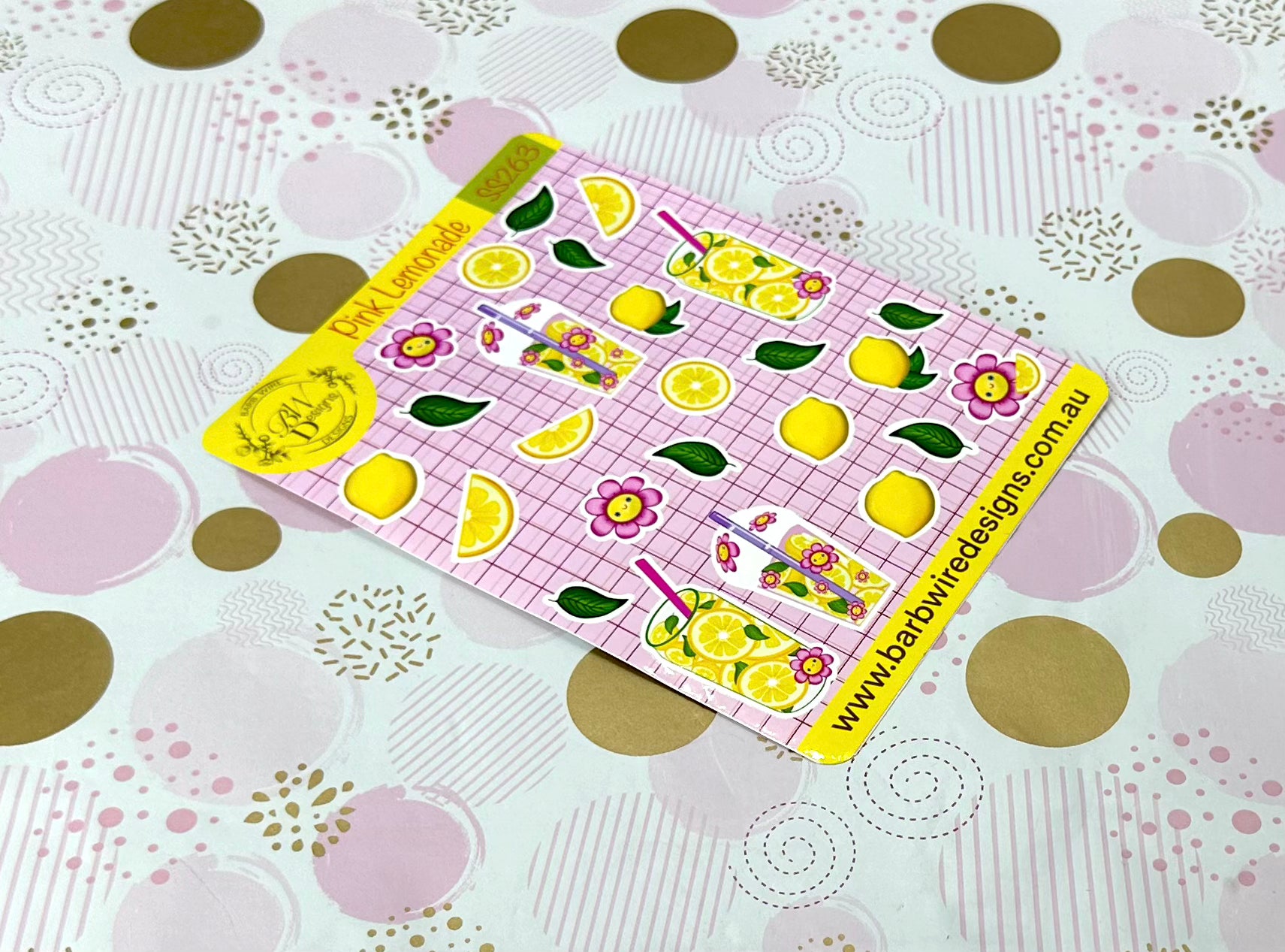 Pink Lemonade Sticker Sheet