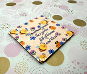 Spring with Nora Cork Board Square Coaster