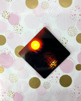 Sunset on A Farm Cork Board Square Coaster