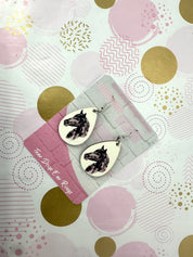 Water colour Horse Head Sublimation Ear Rings