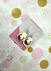 Western Horse Shoe Sublimation Ear Rings