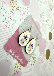 Ghosty Sublimation Ear Rings