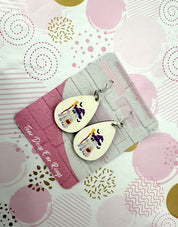 Ghosty Sublimation Ear Rings