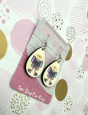 Luna Moth Sublimation Ear Rings