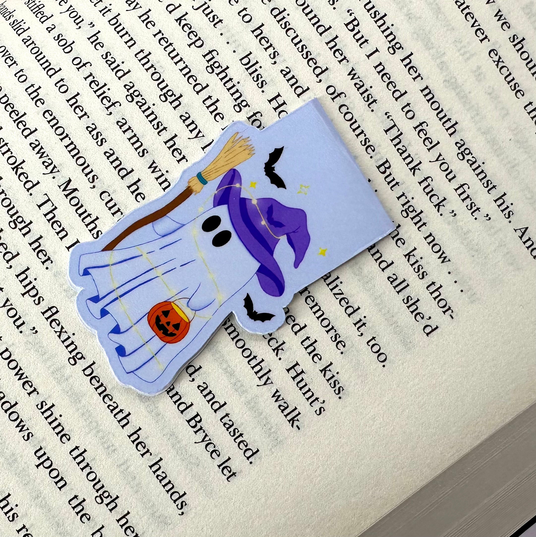 Halloween Ghost Magnetic Bookmark