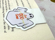 Halloween BOO Ghost Magnetic Bookmark