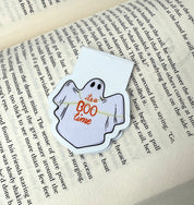 Halloween BOO Ghost Magnetic Bookmark
