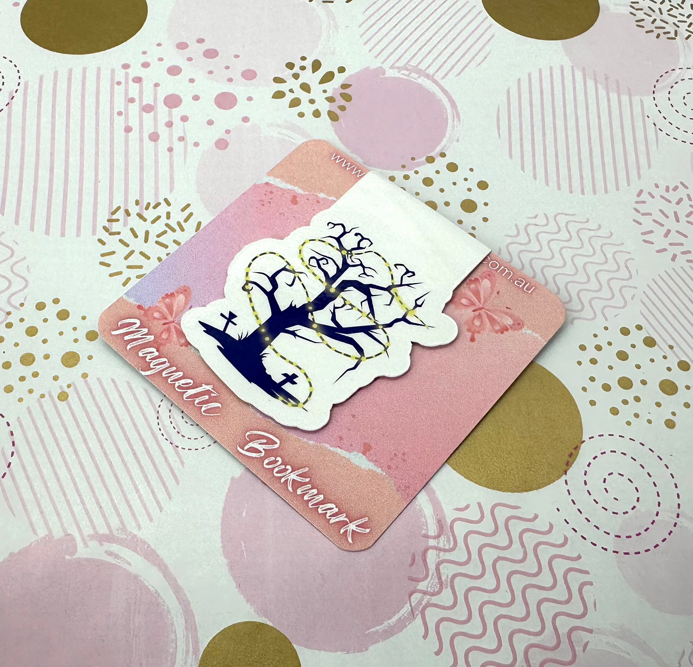 Halloween Tree Magnetic Bookmark
