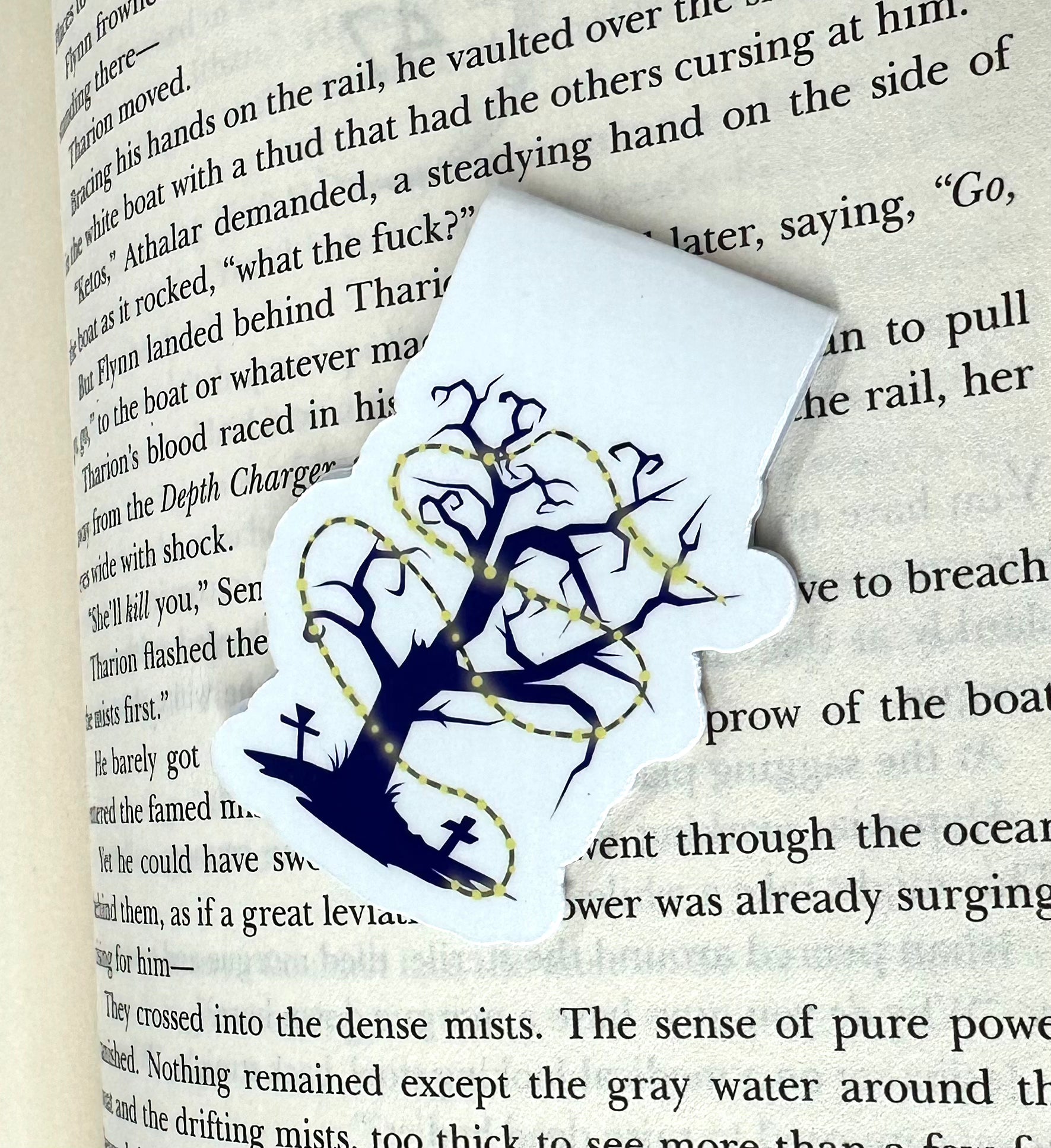 Halloween Tree Magnetic Bookmark