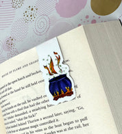 Halloween Cauldron Magnetic Bookmark