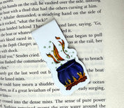 Halloween Cauldron Magnetic Bookmark