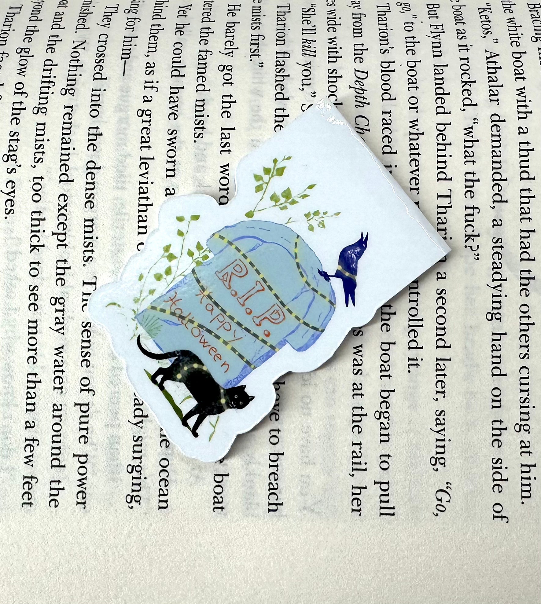 Halloween RIP Magnetic Bookmark