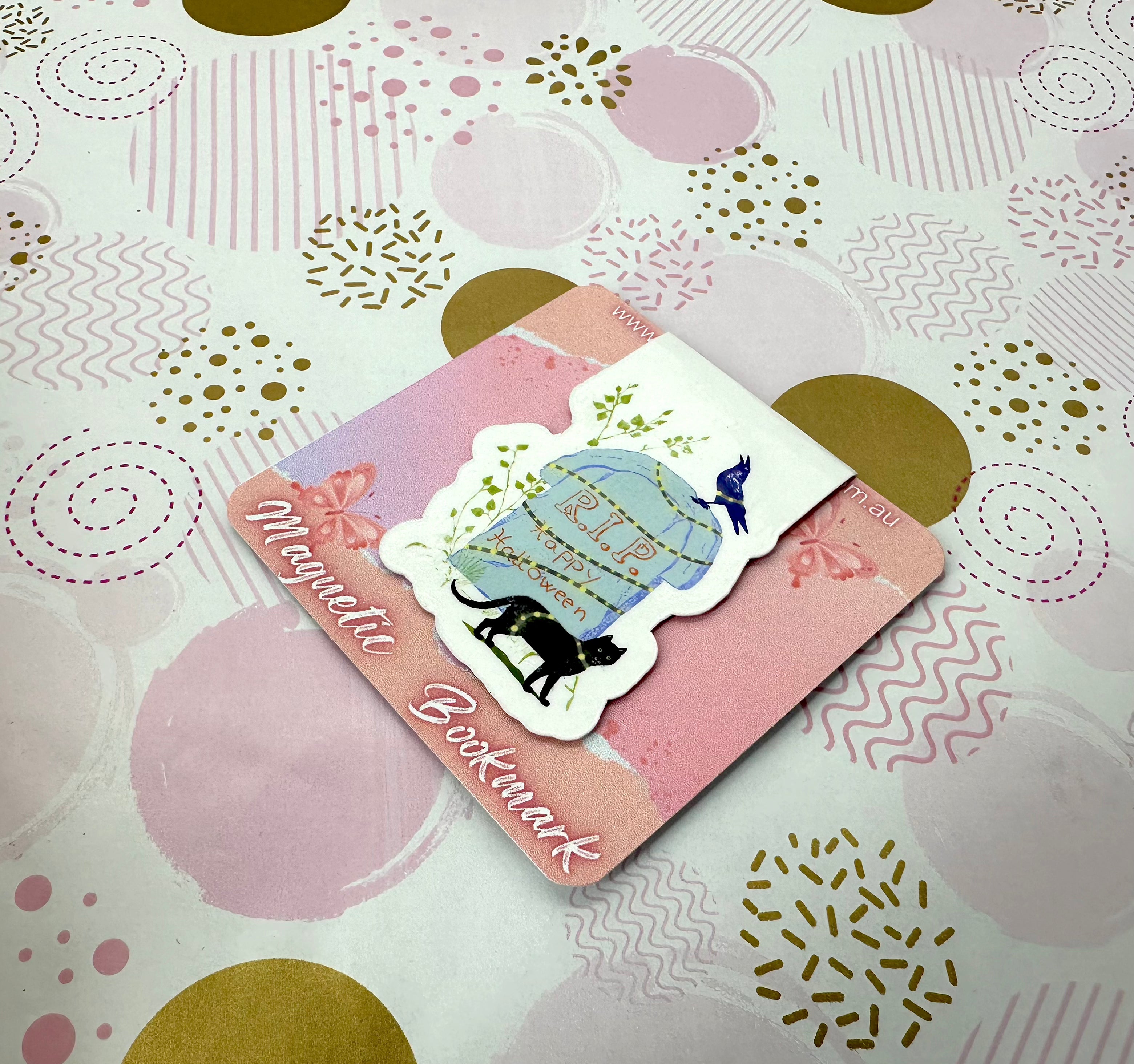 Halloween RIP Magnetic Bookmark