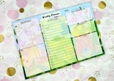 A4 Cute Kawaii Porcu-Fine Weekly Planner Pad