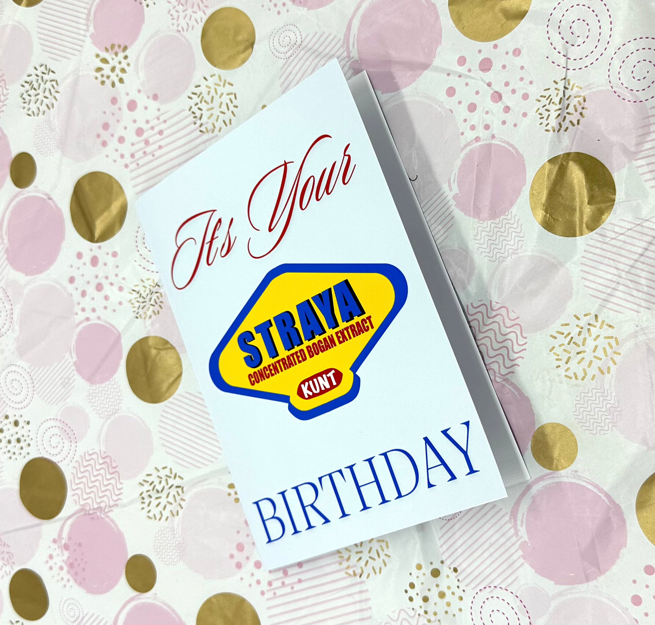 It's Your Birthday Funny Birthday Card