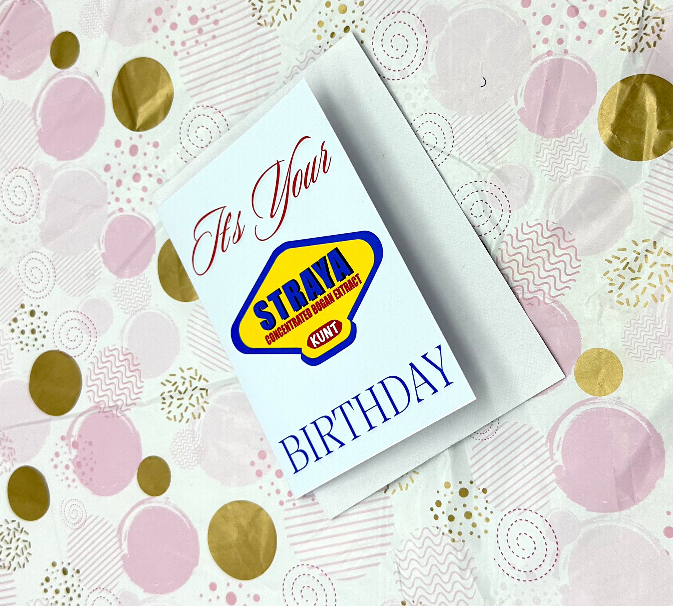 It's Your Birthday Funny Birthday Card Barb Wire Designs