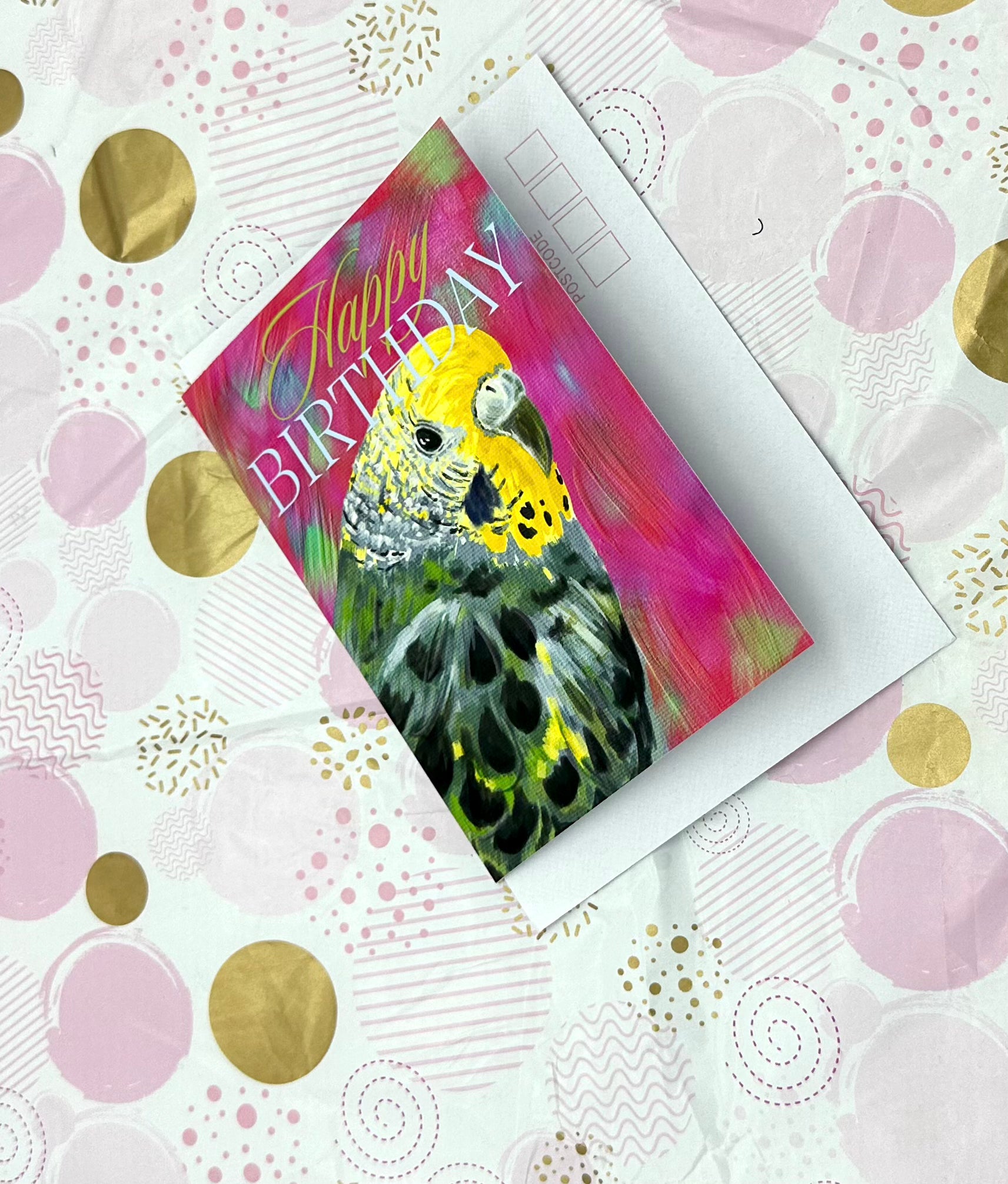 Happy Birthday Bird Birthday Card