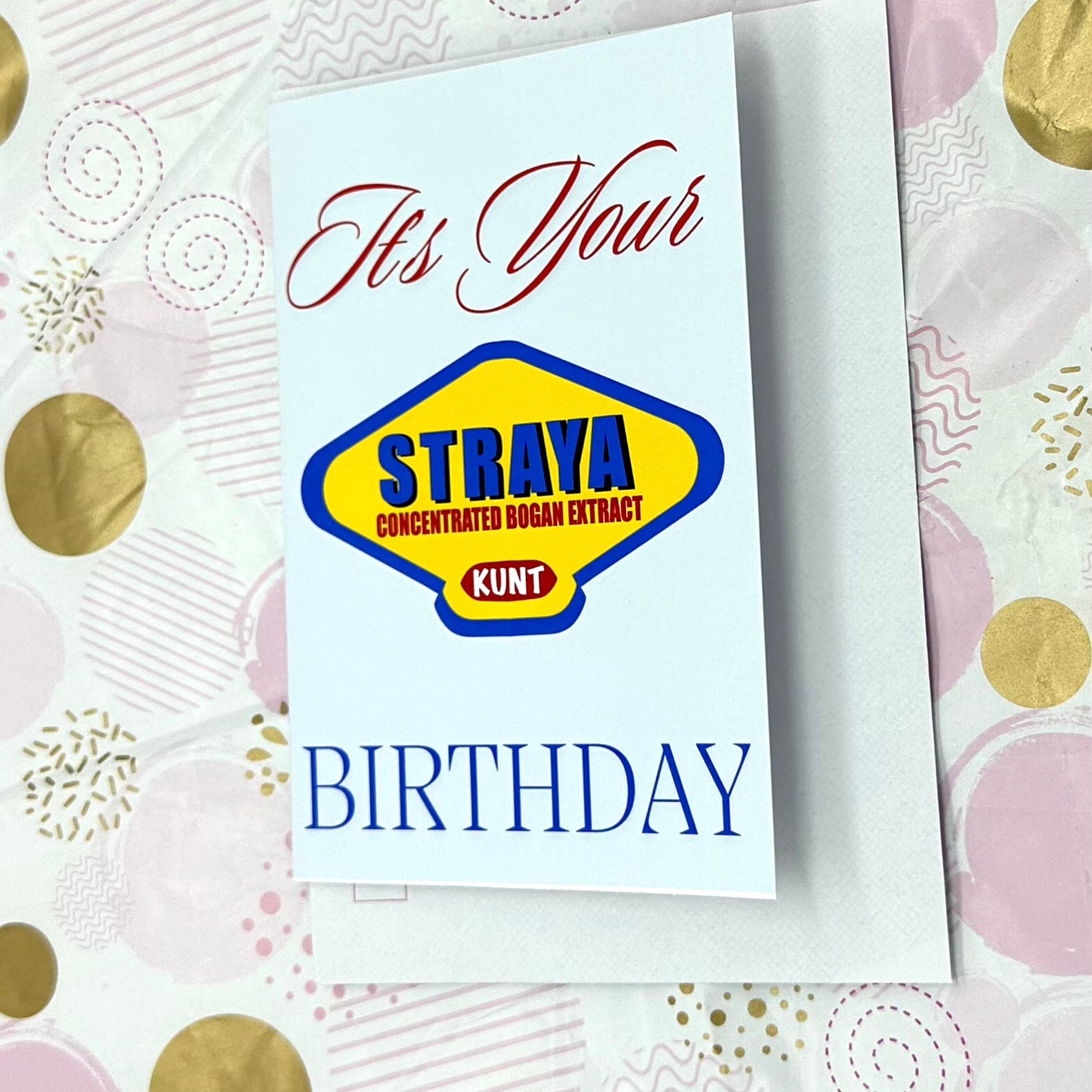 It's Your Birthday Funny Birthday Card Barb Wire Designs