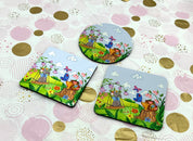 Porcu-Fine Mug Coasters Neoprene