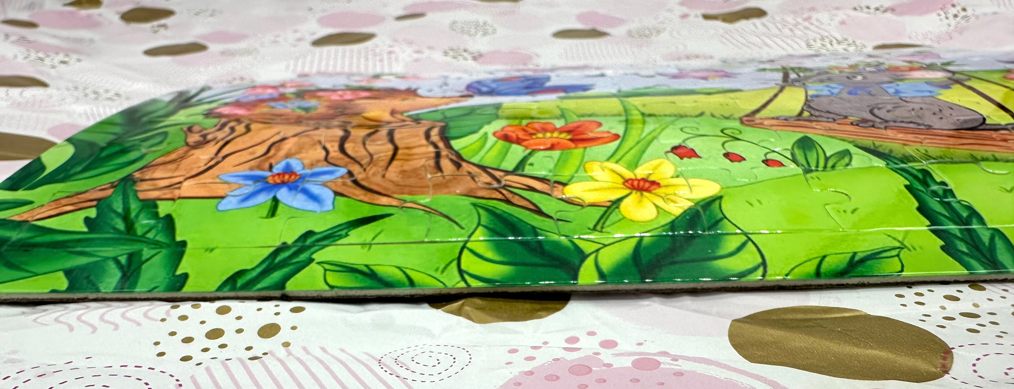 Porcu-Fine Rectangle Jigsaw Puzzle Barb Wire Designs