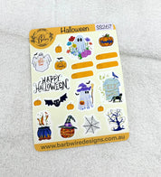 Matte Halloween Vinyl Stickers