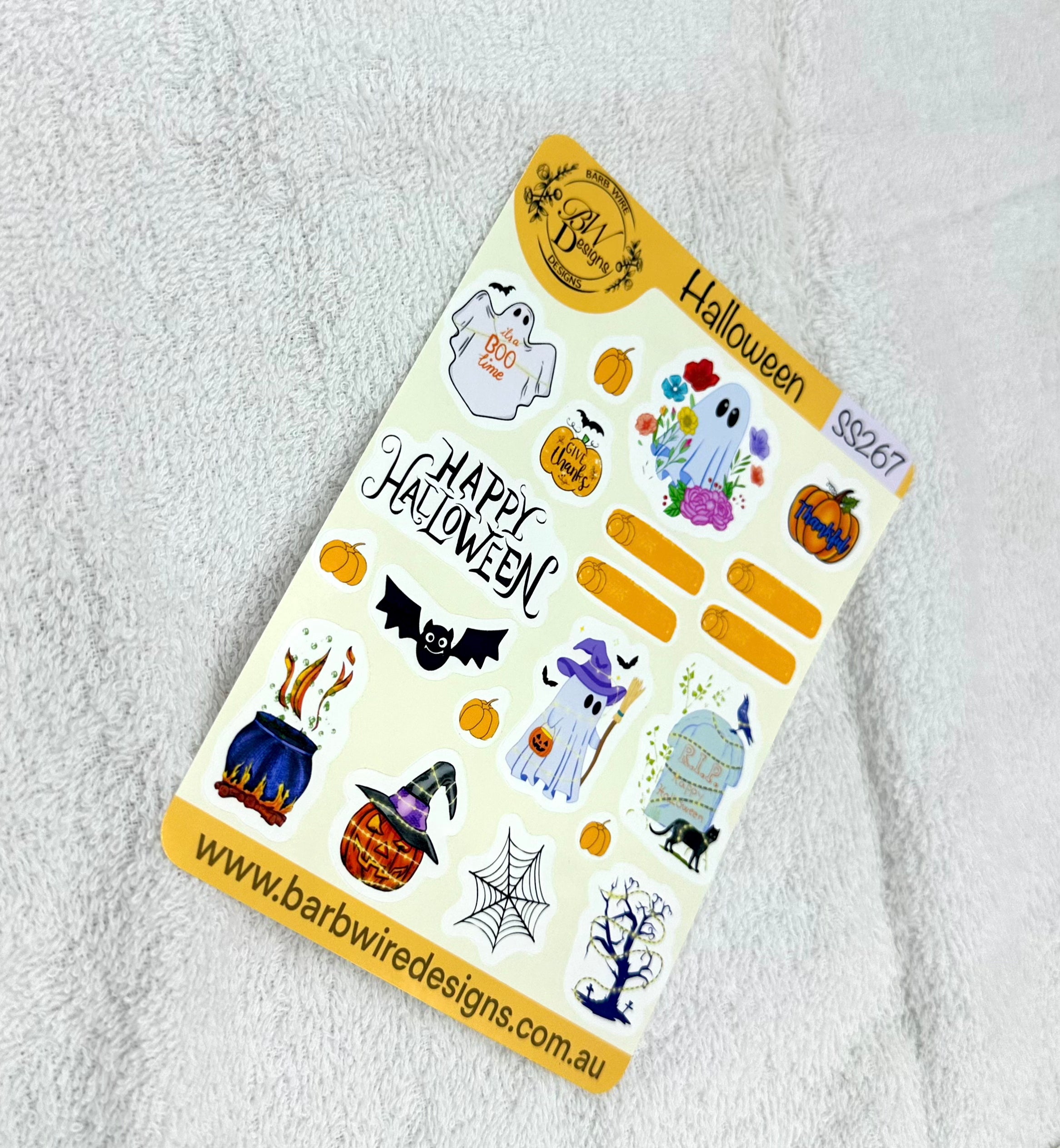 Halloween Planner Sticker Sheet