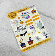 Halloween Planner Sticker Sheet