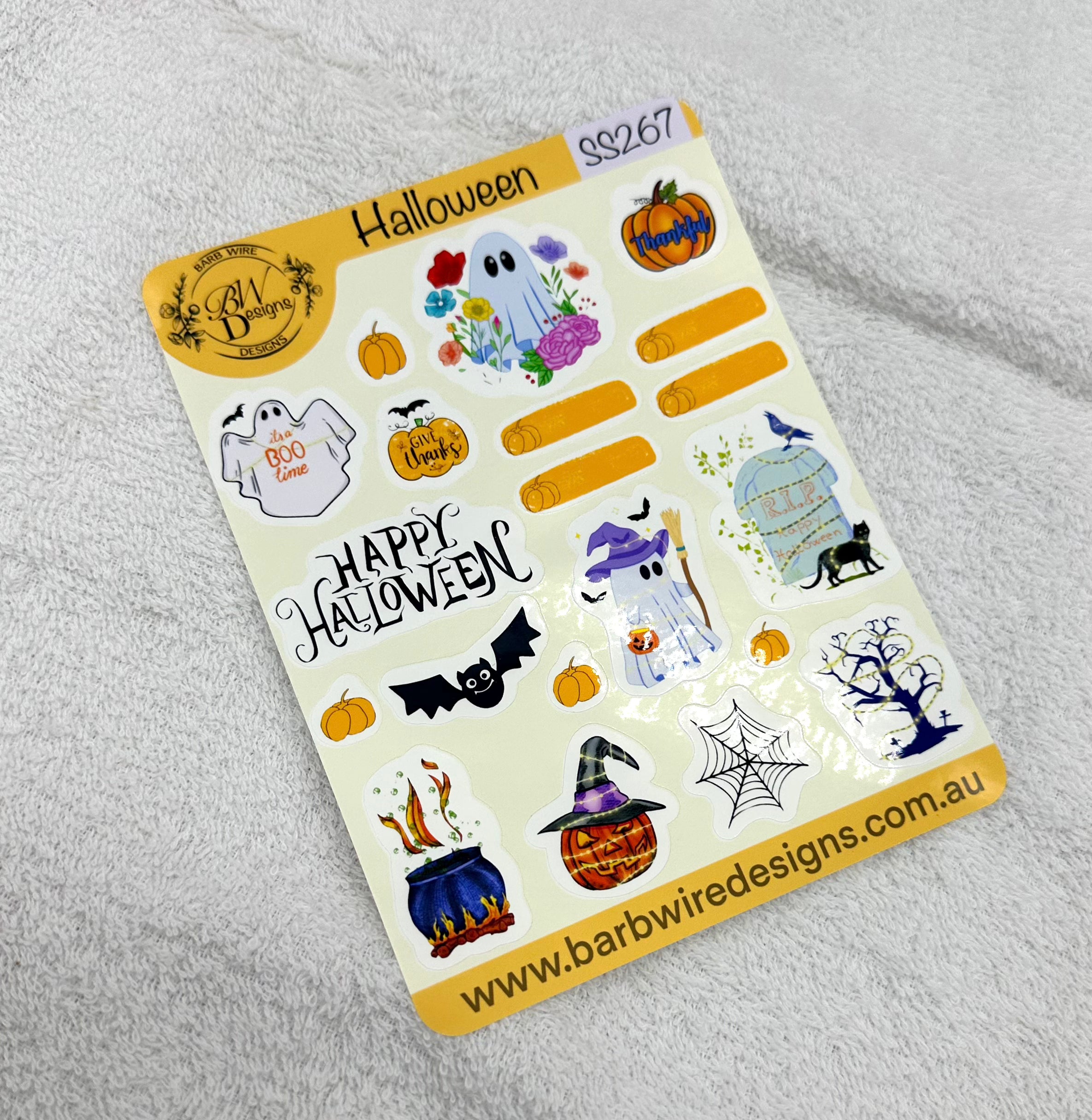 Halloween Planner Sticker Sheet
