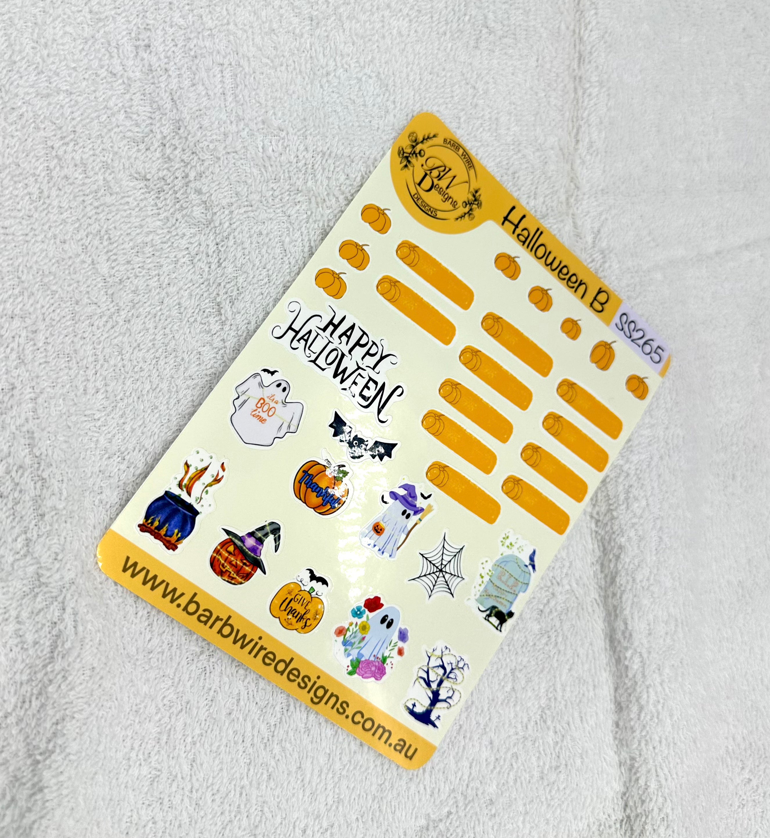 Halloween Planner Sticker Sheet
