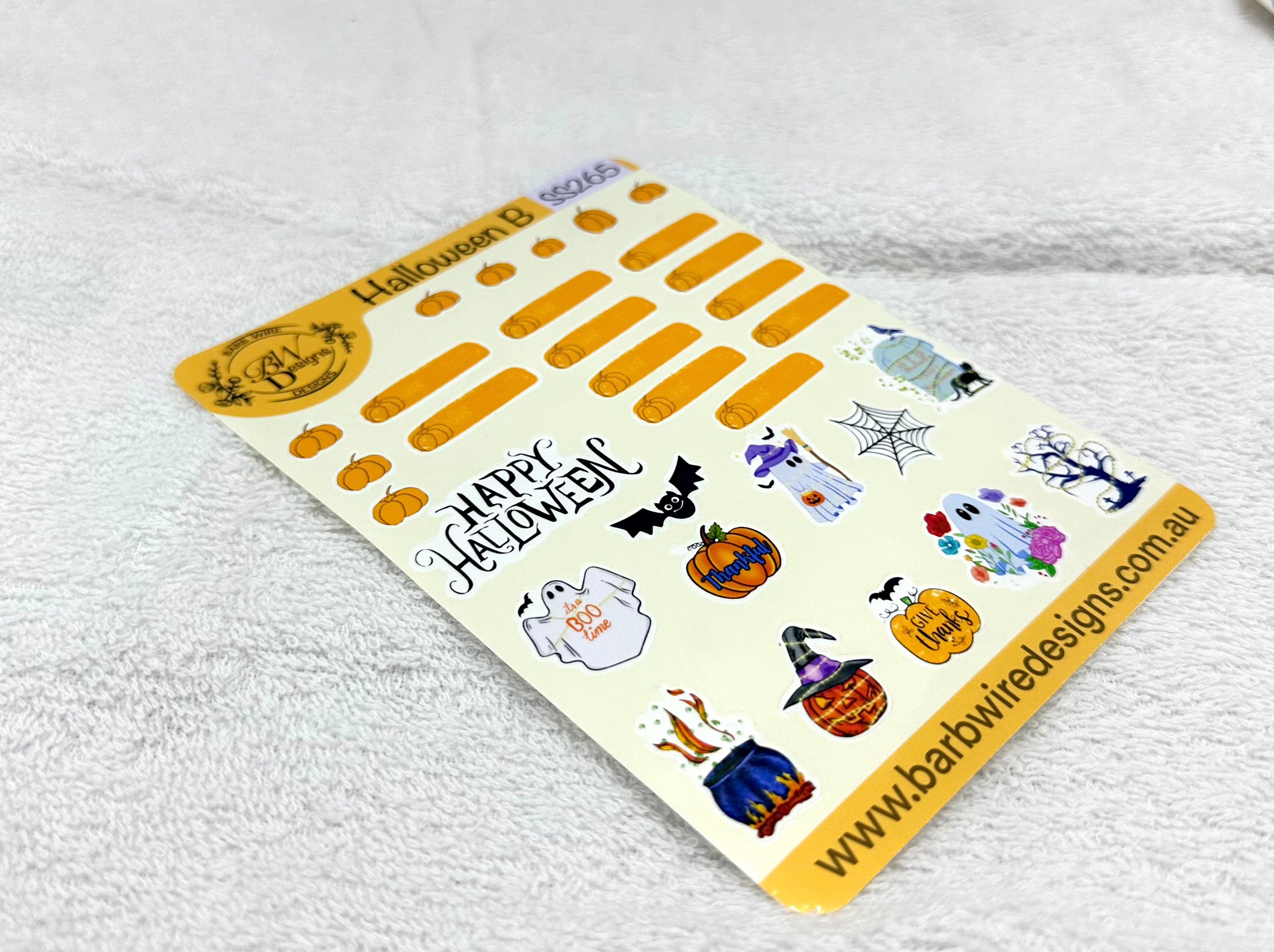 Halloween Planner Sticker Sheet